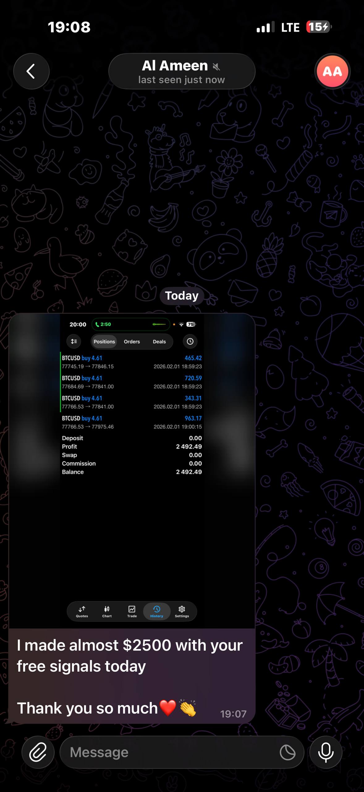 Trade Result